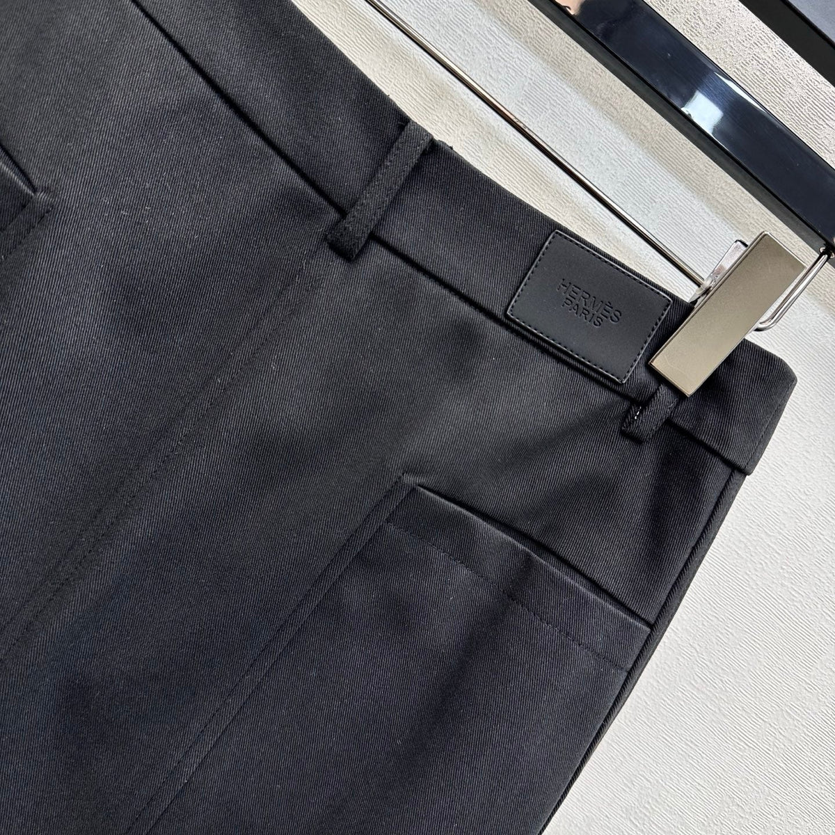 HM 26s Mid-length Skirt Dark Blue Cotton 378845
