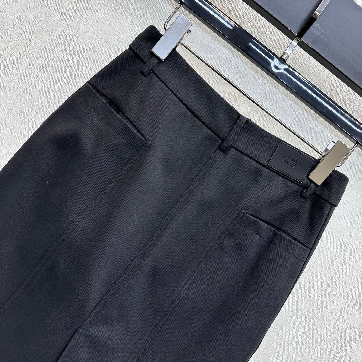 HM 26s Mid-length Skirt Dark Blue Cotton 378845