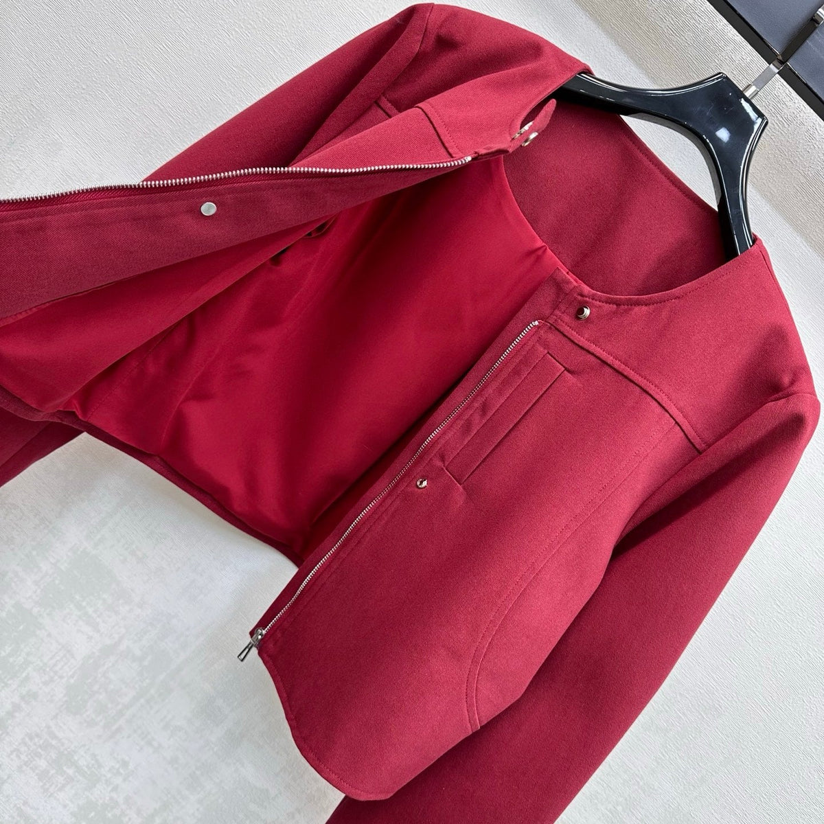 HM 26s Twill Jacket Red Cotton 378839
