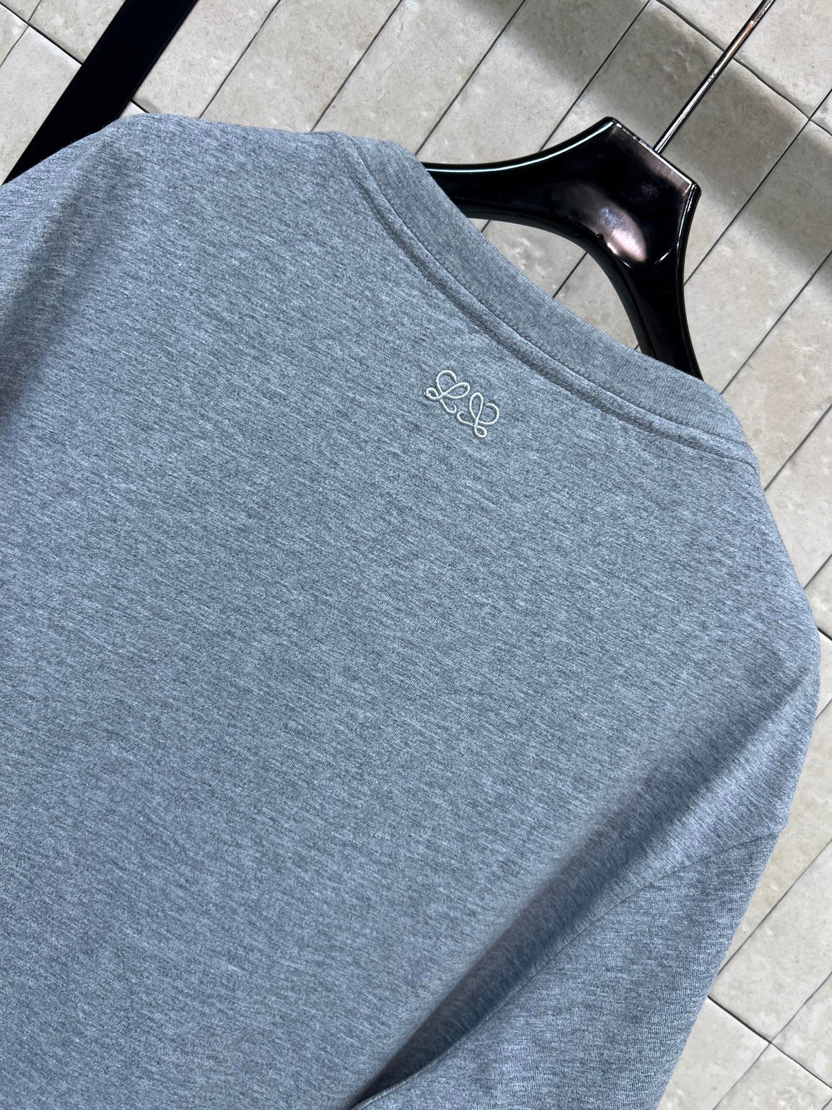 Loewe Relaxed Fit T-shirt Grey Cotton 402848