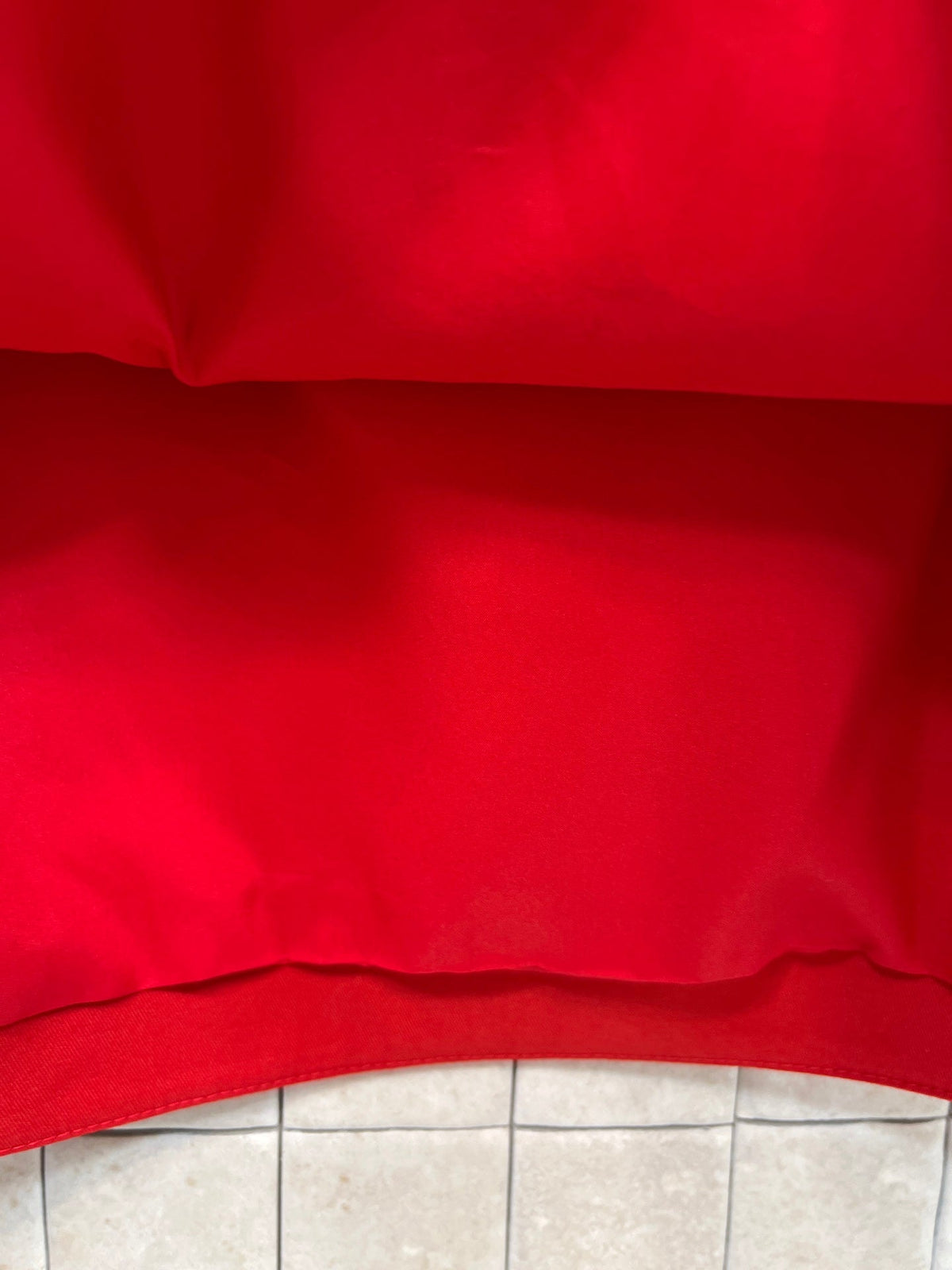 Loewe Balloon Skirt Red Cotton Silk 402854