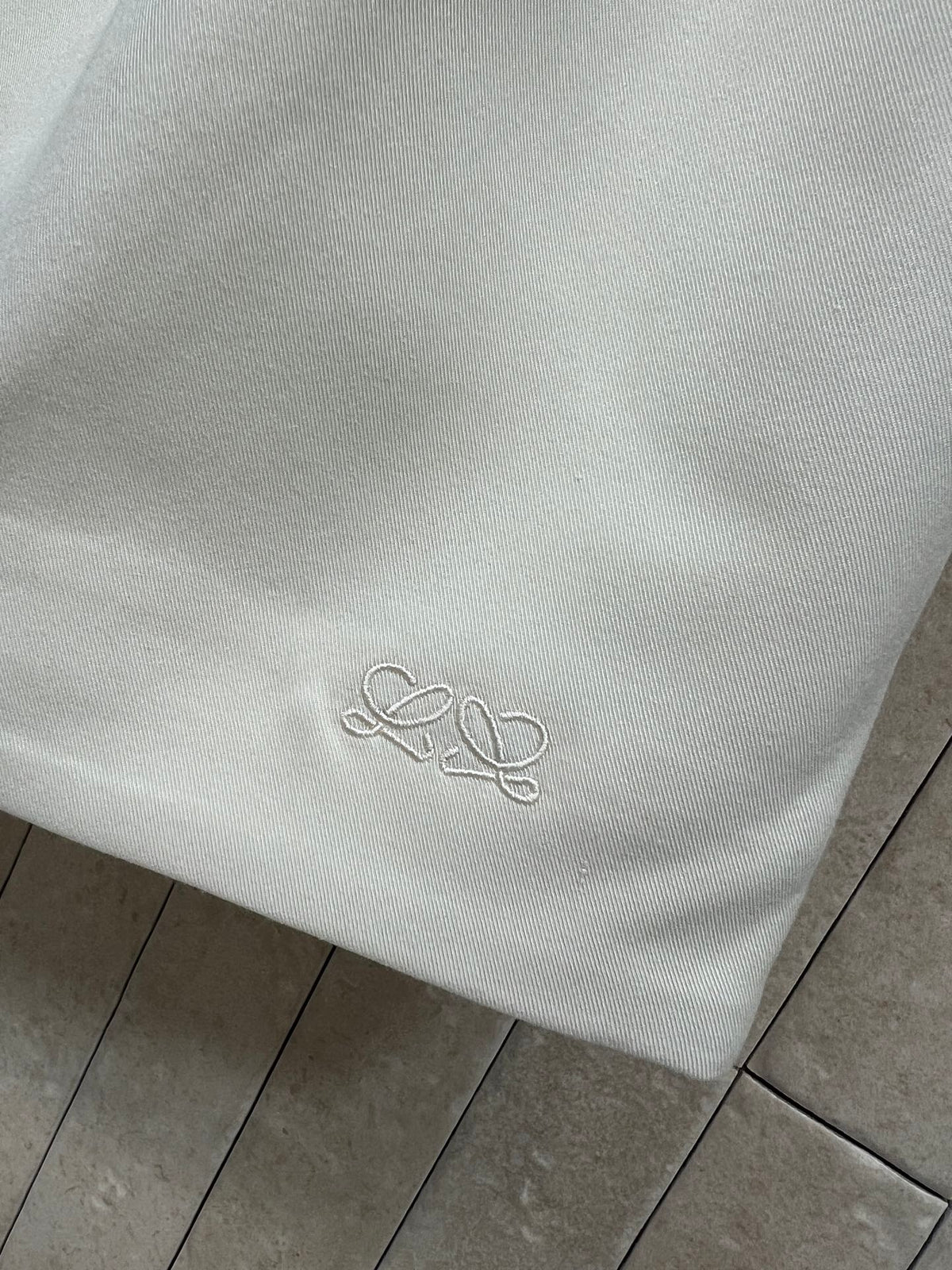 Loewe Balloon Skirt White Cotton Silk 402857