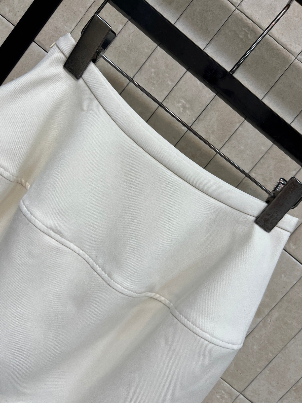 Loewe Balloon Skirt White Cotton Silk 402857
