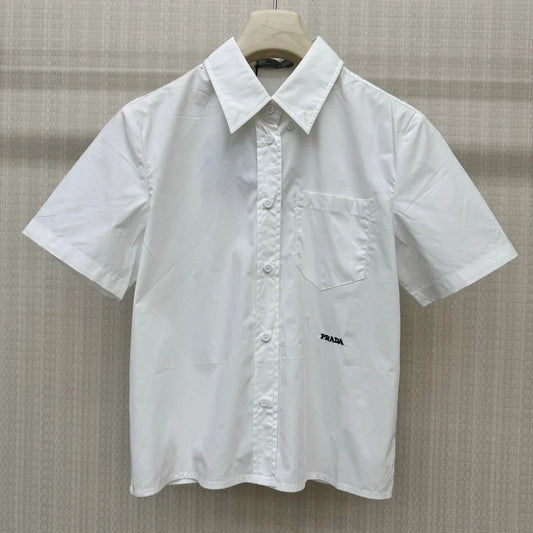 Prada 2026 Shirt White Cotton 399169
