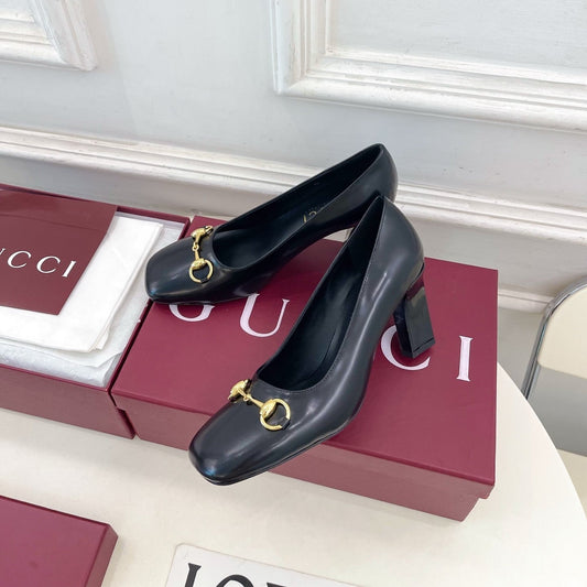 GG 26s Signora Pump 7.5cm Black Leather 640305