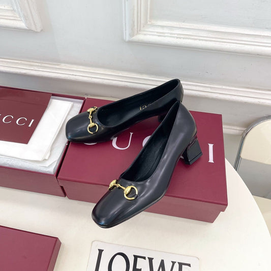GG 26s Signora Pump 5.5cm Black Leather 640310