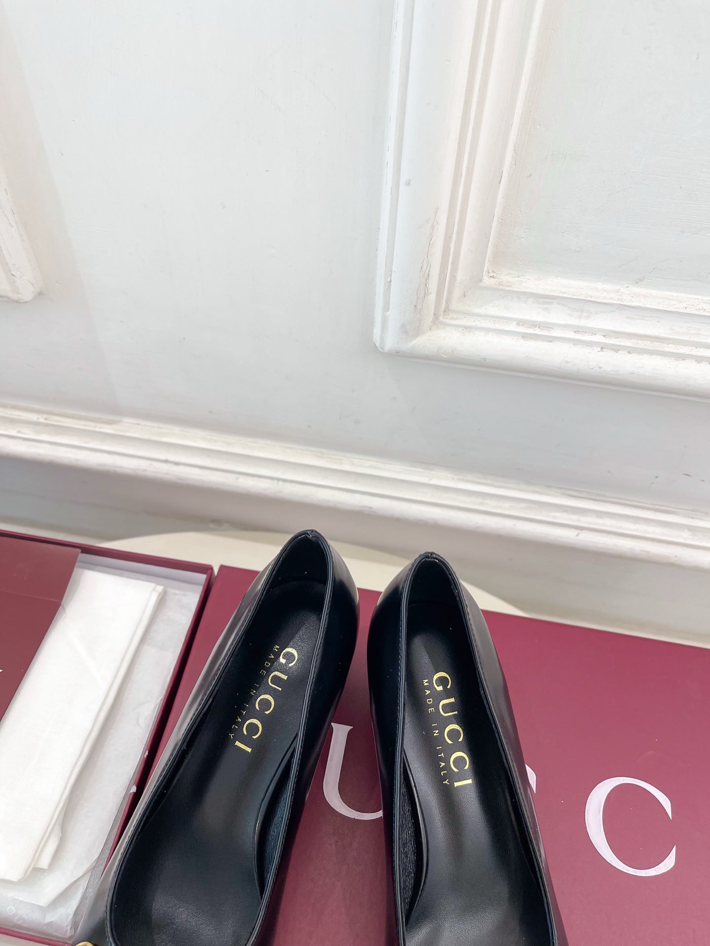 GG 26s Signora Pump 5.5cm Black Leather 640310
