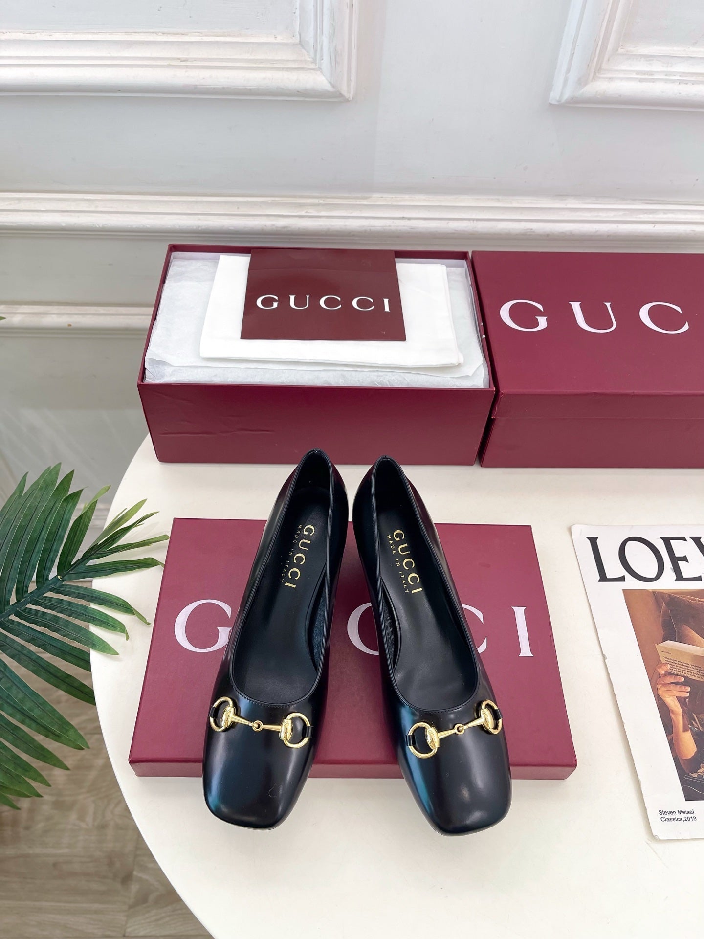 GG 26s Signora Pump 5.5cm Black Leather 640310