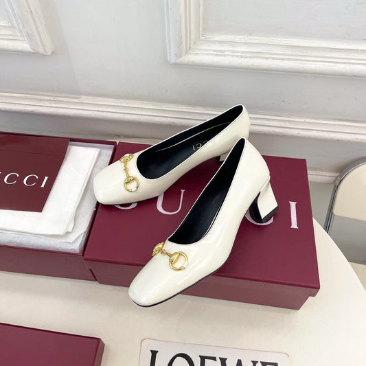 GG 26s Signora Pump 5.5cm White  Leather 640311