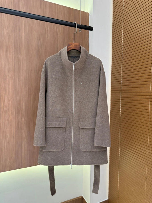 HERMES 25S WOOL COAT 100