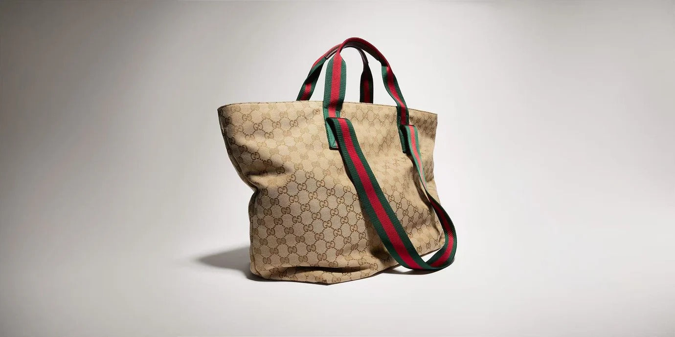 Gucci 2026 Tote Bag 36cm Sand Brown Canvas