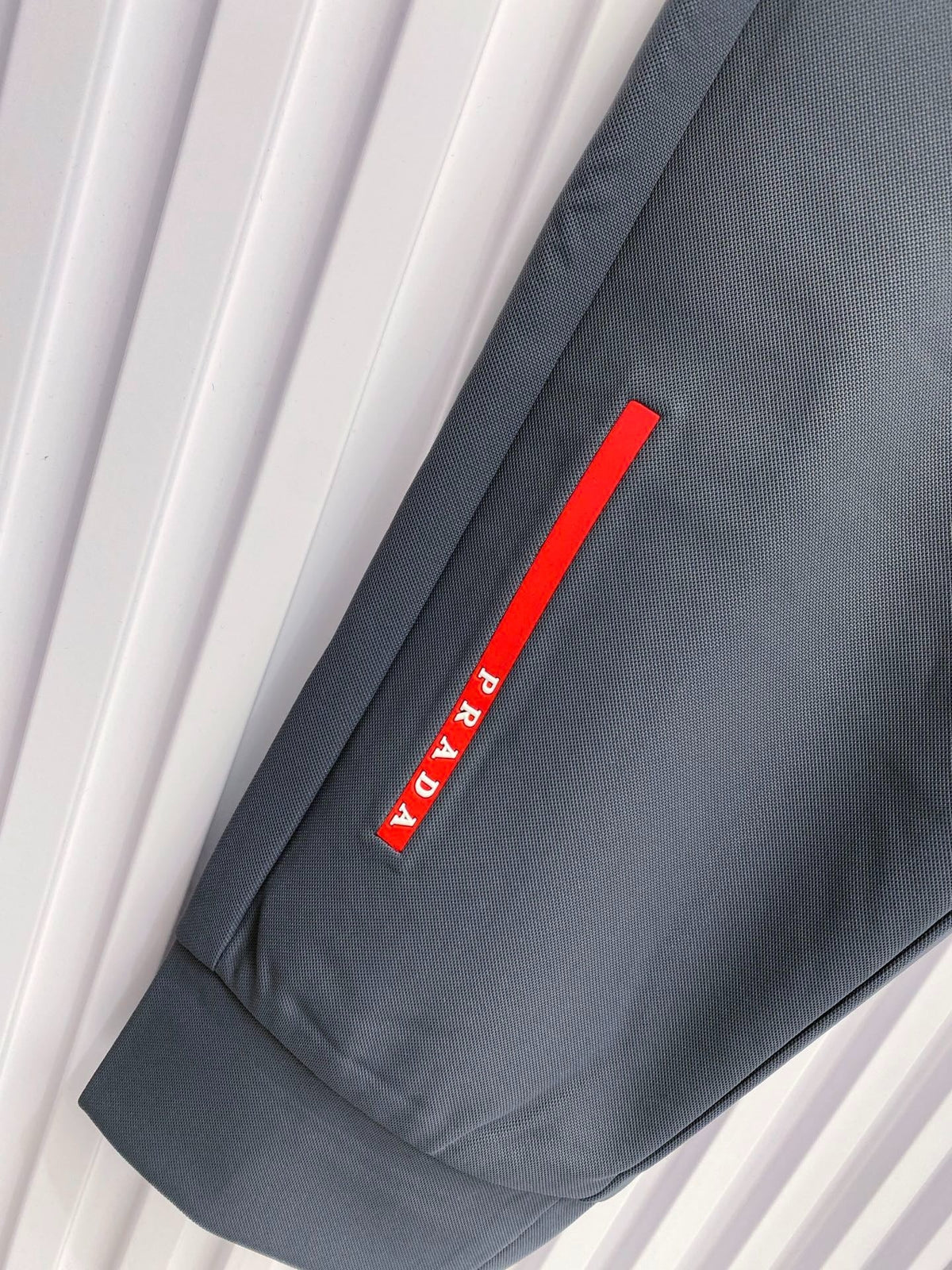 PRA 2026 Men's Casual Pants Dark Gray Red Fabric 842906