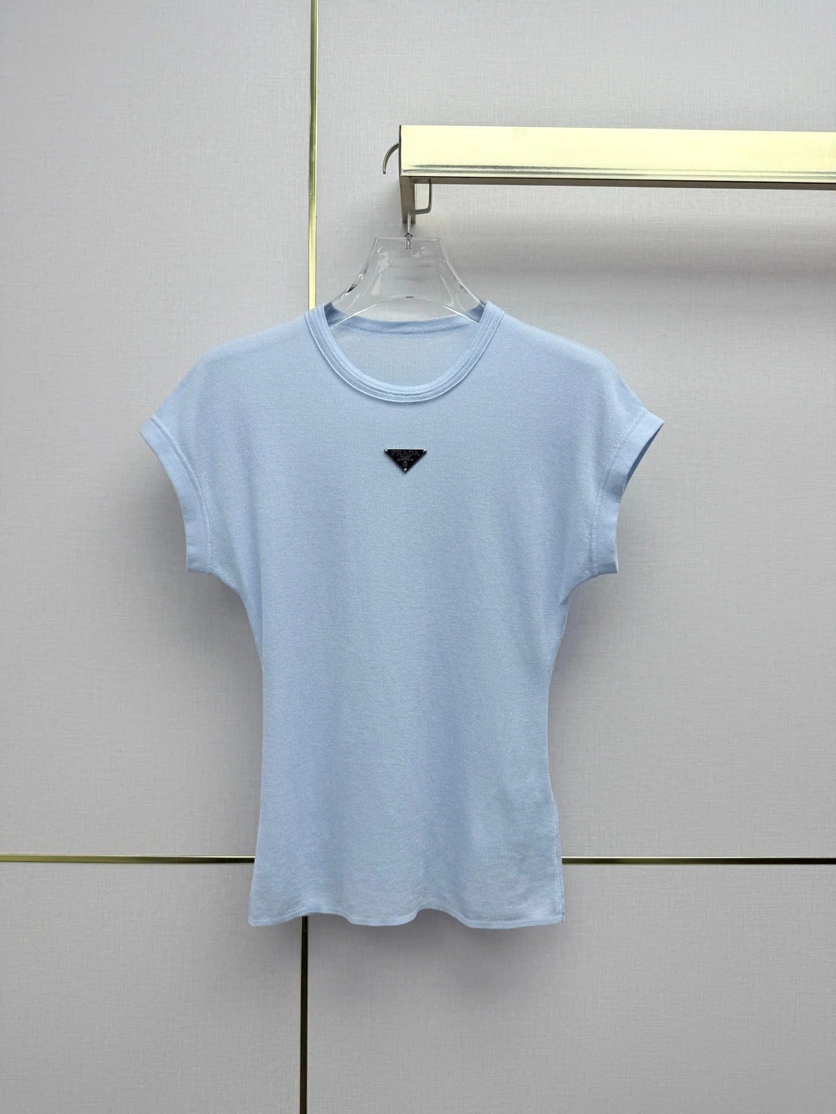 Prada 2026 Crew Neck Tencel Top 367690
