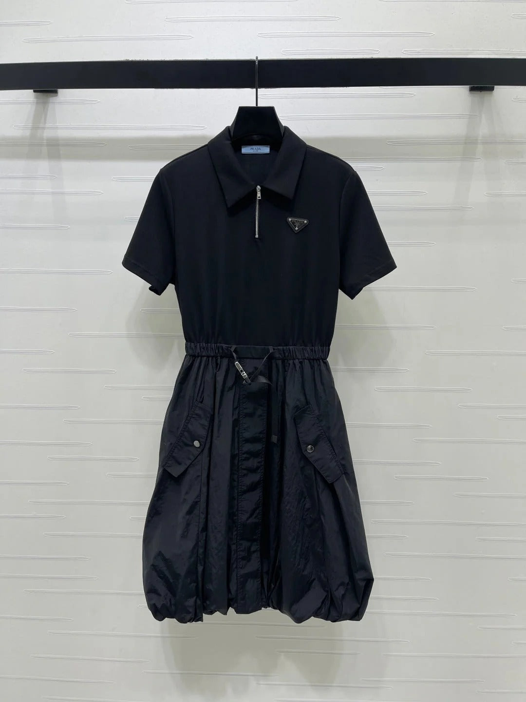 Prada 2026 Drawtring Dress Cotton Polyester 391498
