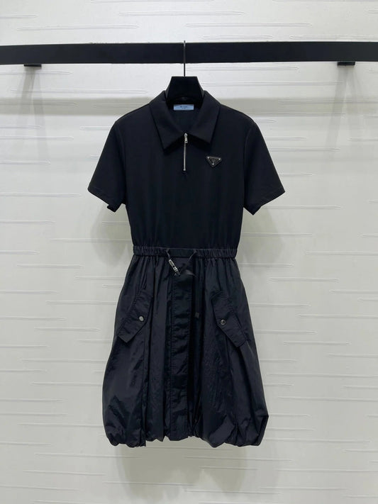 Prada 2026 Drawtring Dress Cotton Polyester 391498