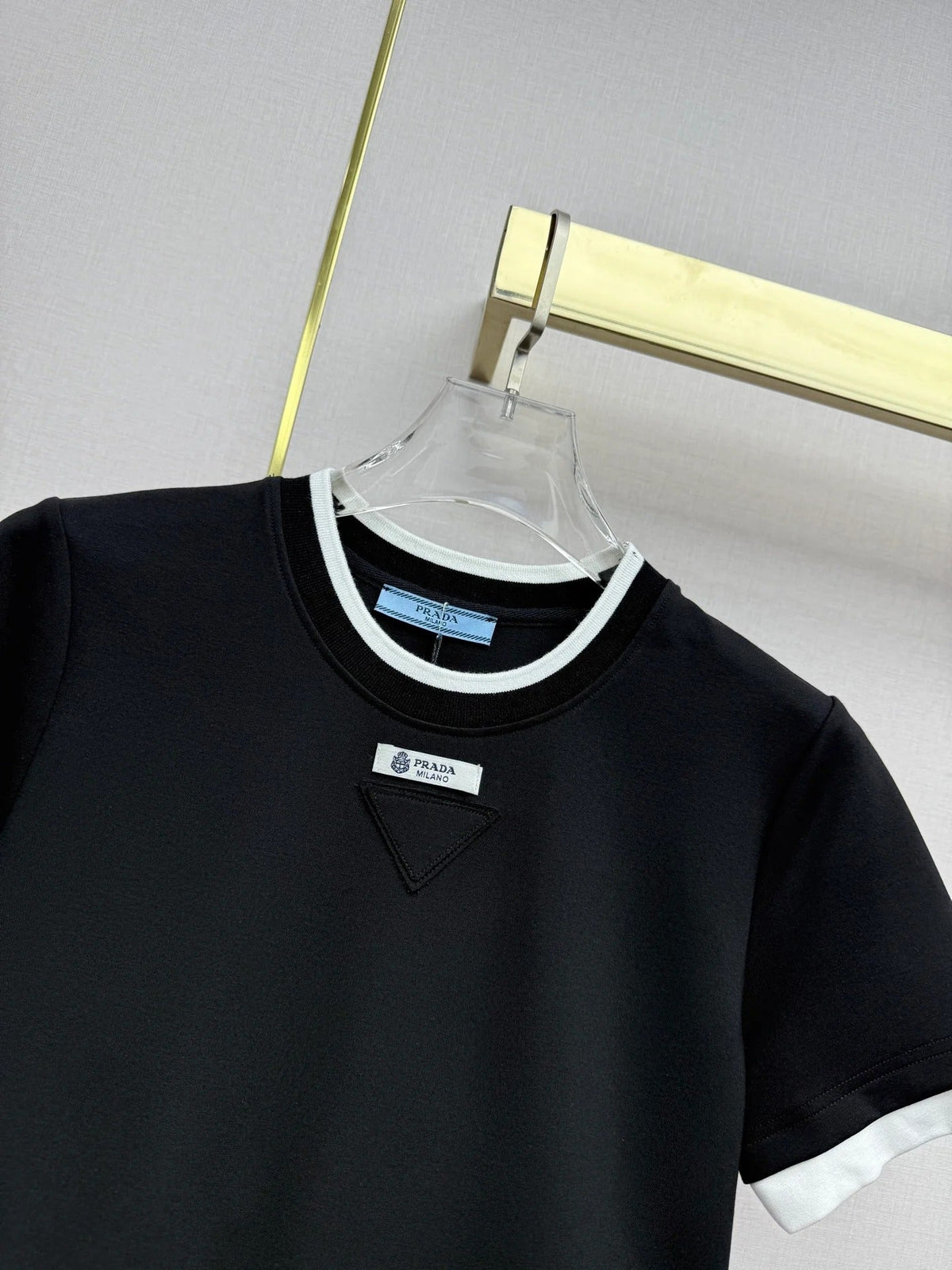 Prada 2026 Set Black and Light Gray Cotton 354808