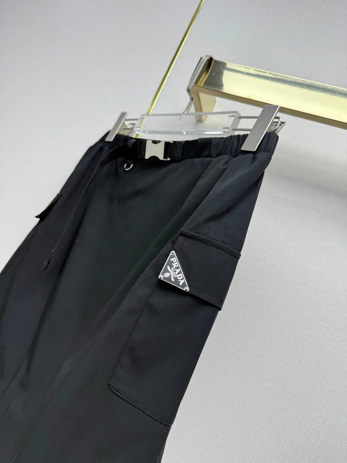 Prada 2026 Short Shirt With Skirt Set Cotton 393360