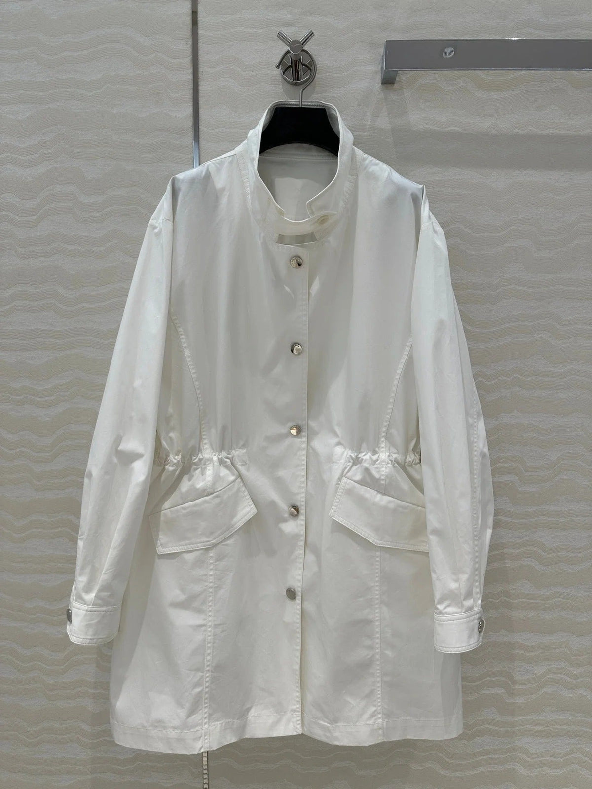 PRADA WINDBREAKER JACKET WITH TRIANGULAR POCKETS 276314