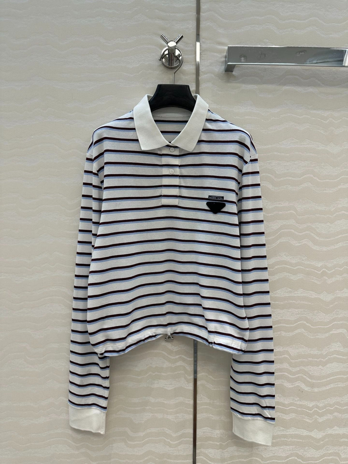 PRADA LONG-SLEEVE POLO SHIRT 270087