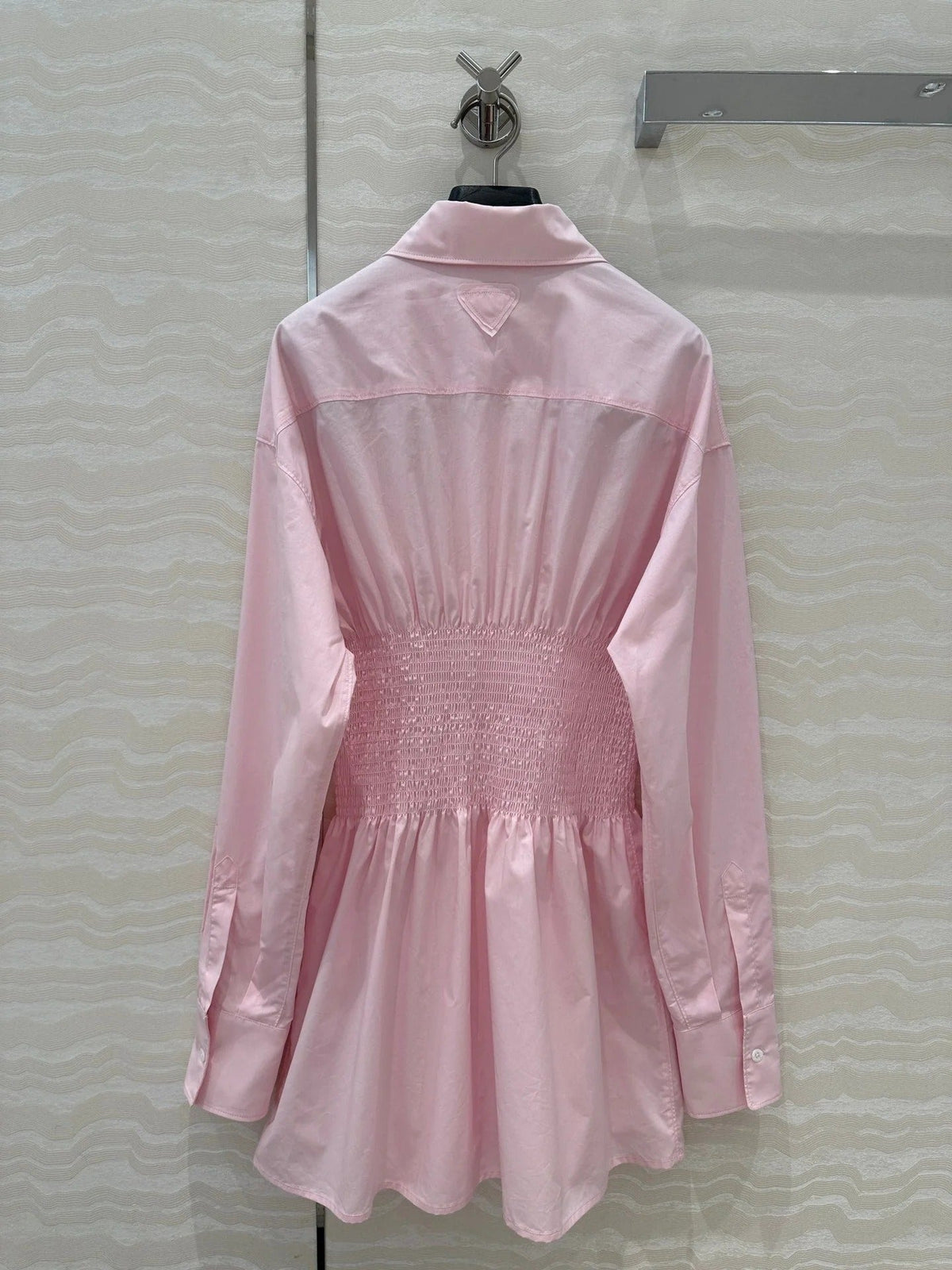 PRADA PREMIUM SHIRT DRESS WITH WAISTED DESIGN 276303