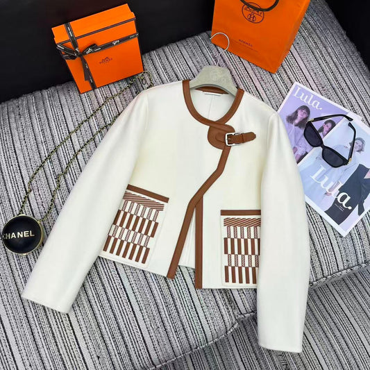 HERMES 25S KNITTED JACKET 052