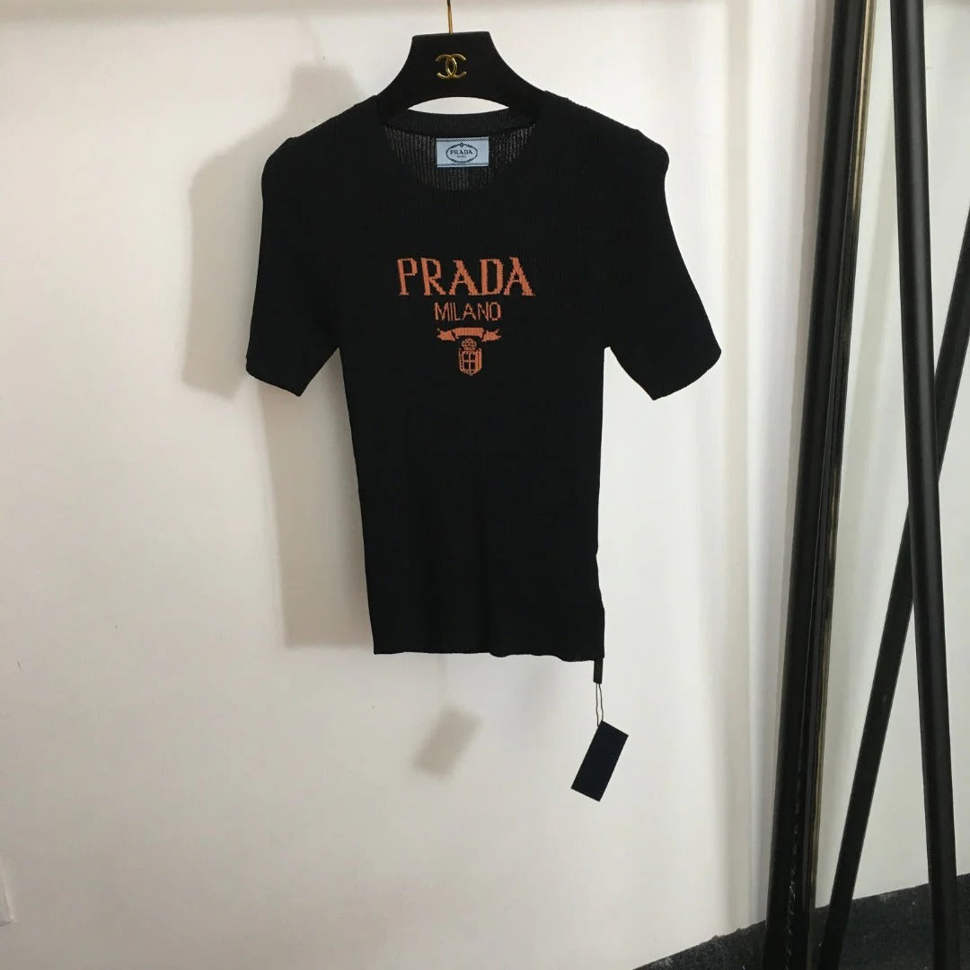 PRADA 25S FITTED KNIT TOP 287