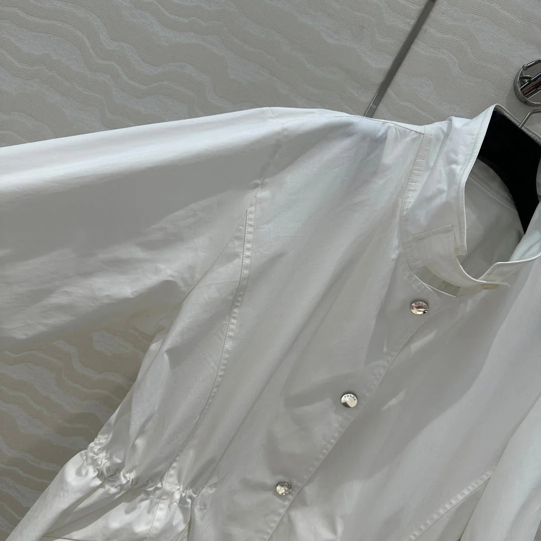 PRADA WINDBREAKER JACKET WITH TRIANGULAR POCKETS 276314