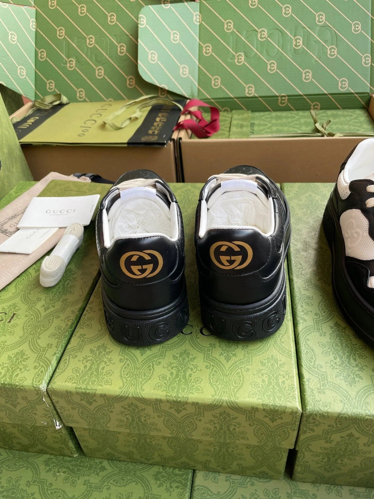 GG 26 Sneaker Black Calfskin 632886