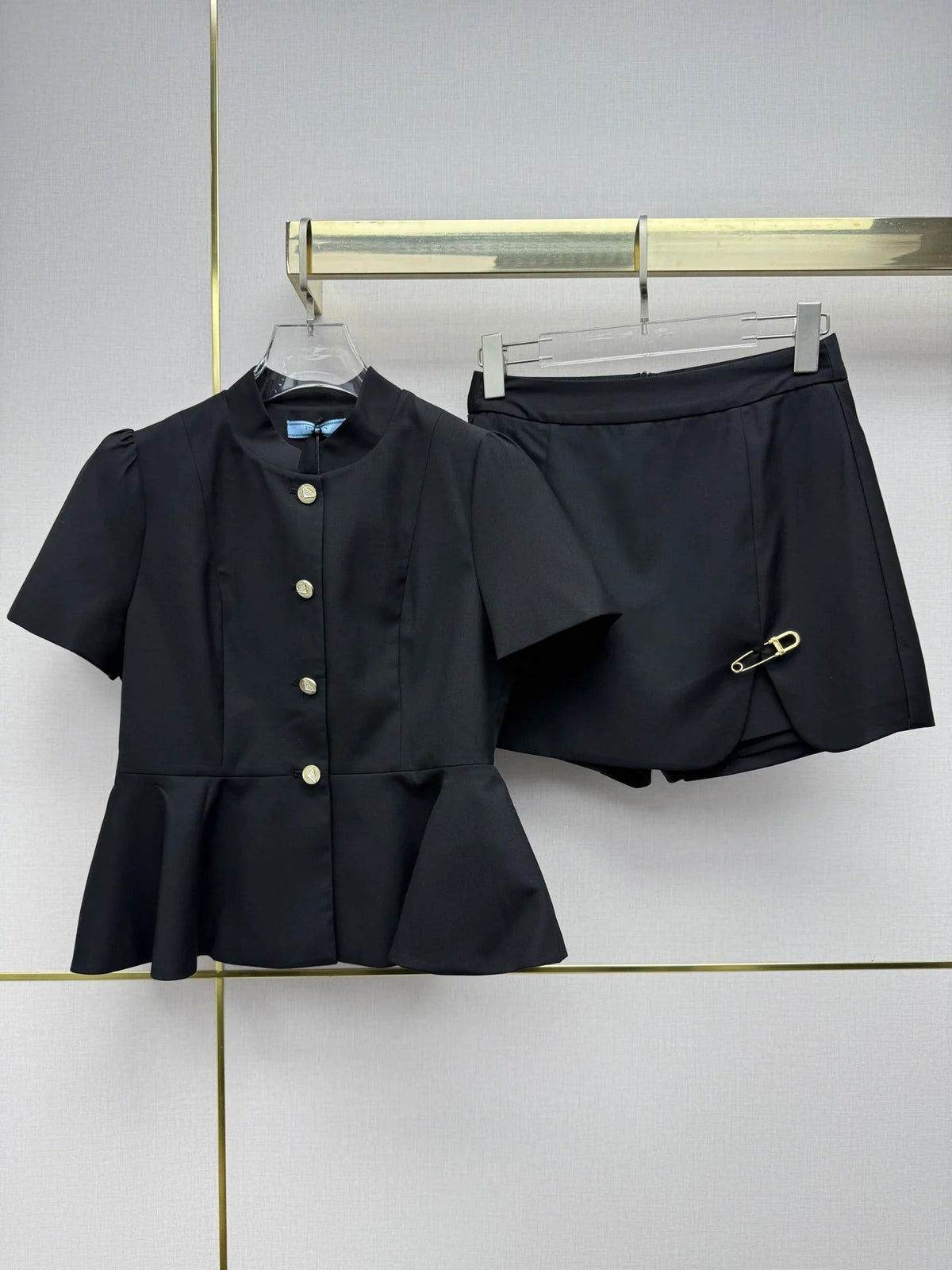 Prada 2026 Set Black and Cream Cotton Polyester 354764