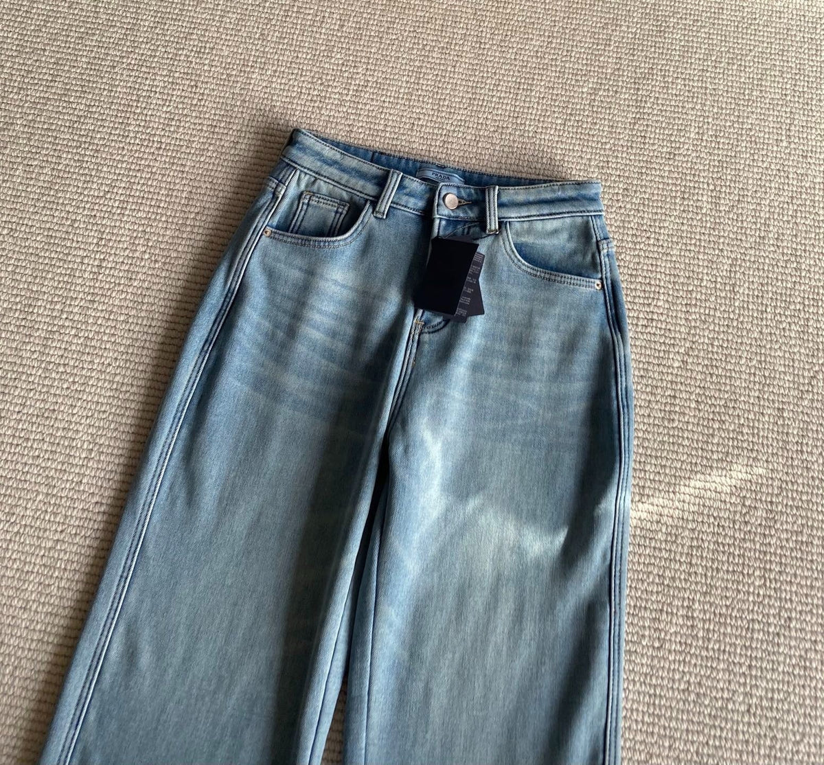 PRADA 25S SHERPA-LINED JEANS 431