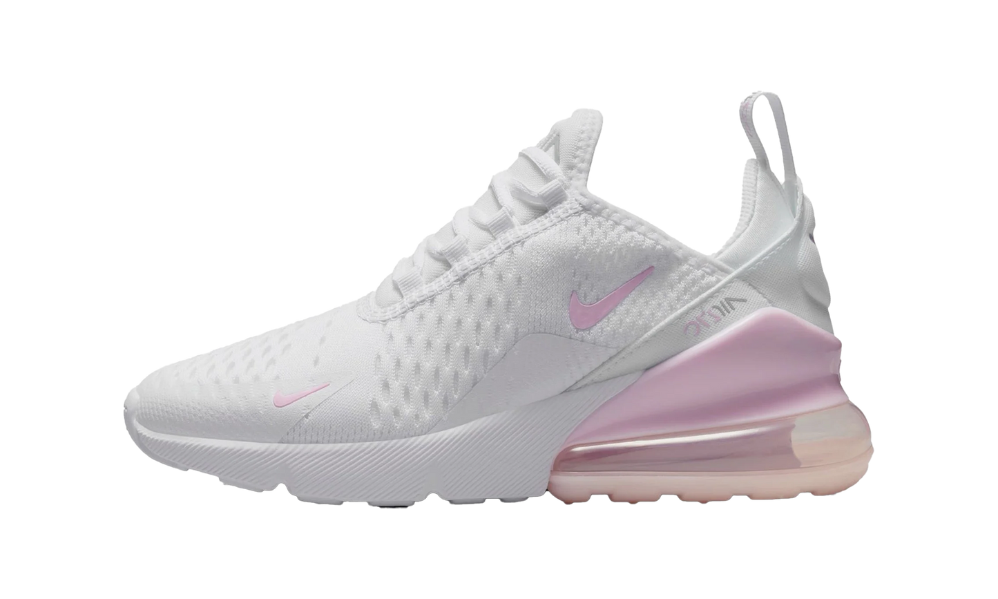 AIR MAX 270 GS "WHITE LIGHT SMOKE GREY PINK FOAM (GS)" 943345 122