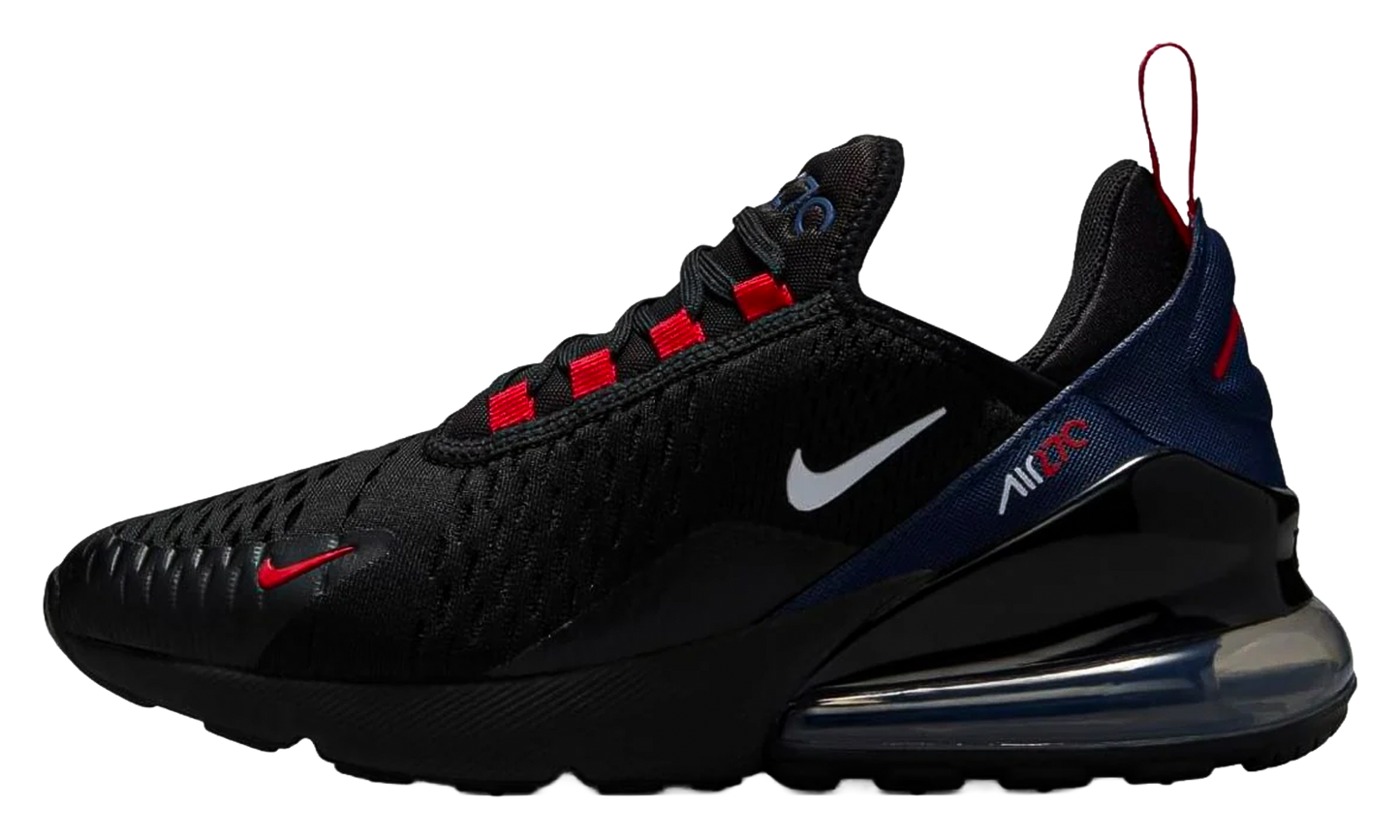 Air Max 270 GS "Black Midnight Navy Red" HJ9565 001