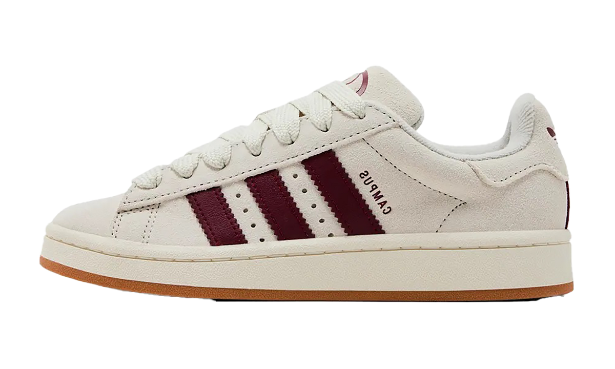 Campus 00s WMNS "Orbit Grey Collegiate Burgundy" JH8698