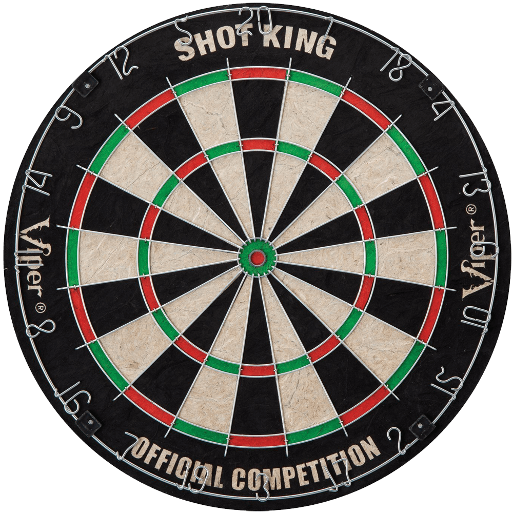 Viper Shot King Sisal Fiber Bristle Dartboard