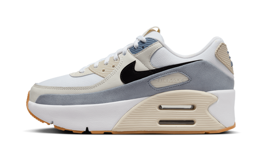 Air Max 90 LV8 WMNS "White Ashen Slate Light Orewood Brown Black" FD4328 106