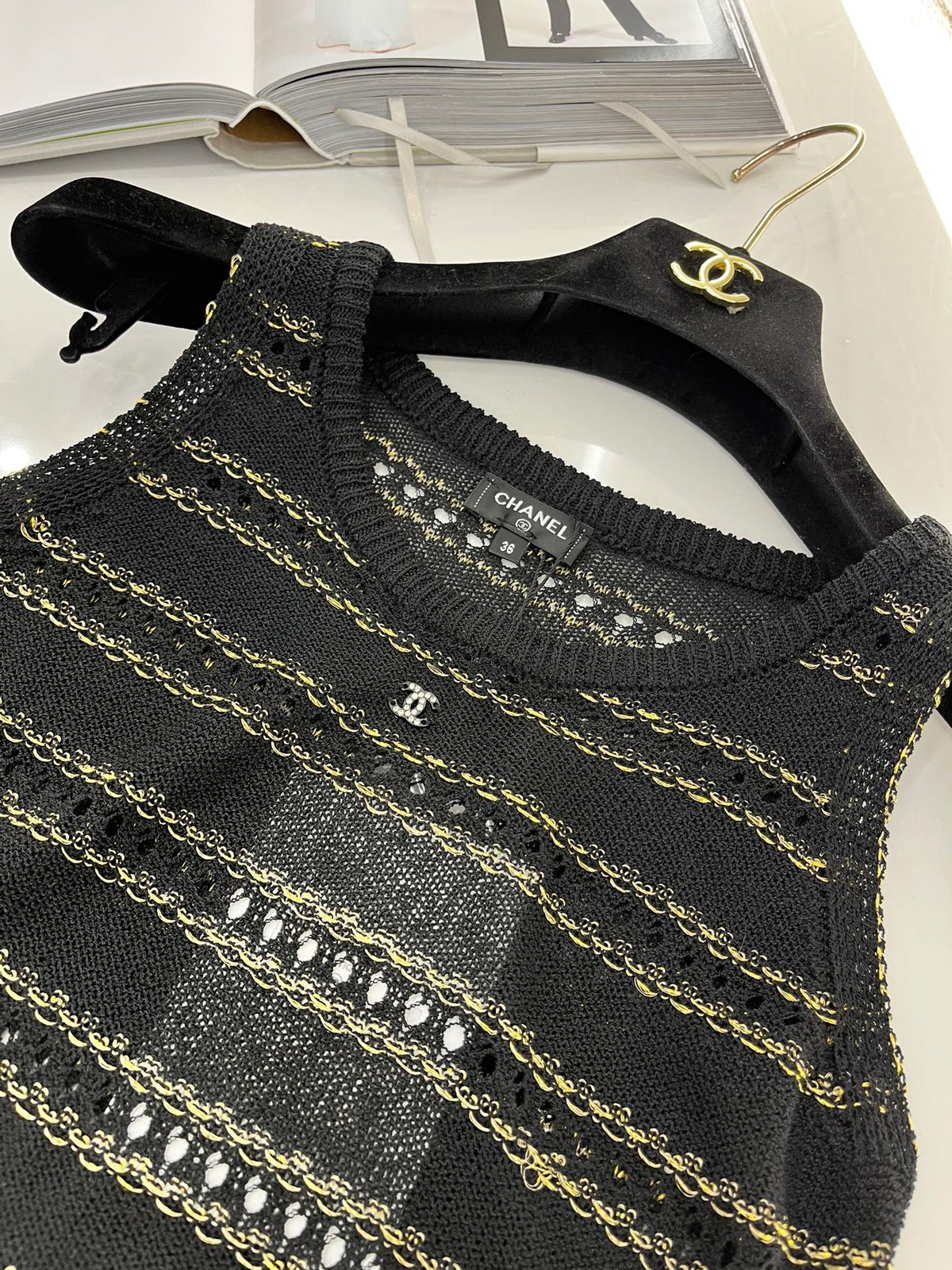 CC Stripe Transparent Tank